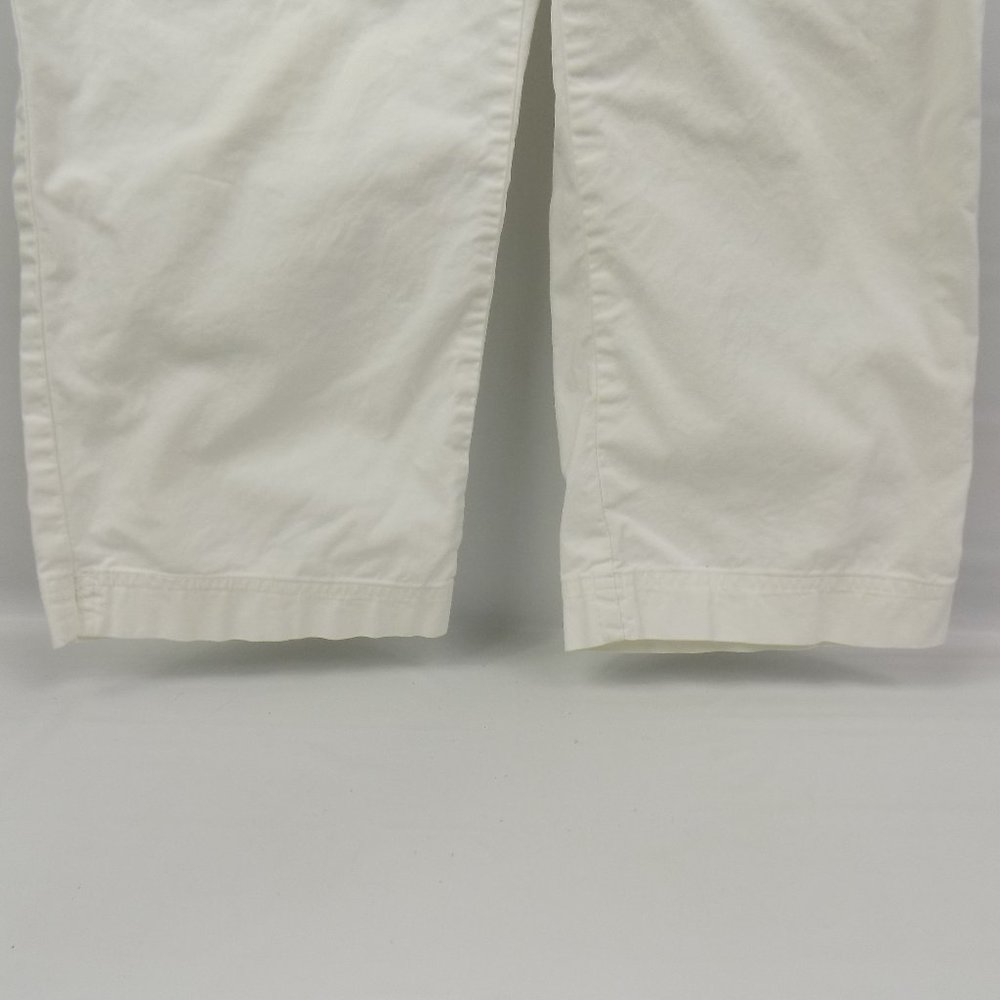 Eddie Bauer White Cotton Pants Size 10 - Picture 2 of 7